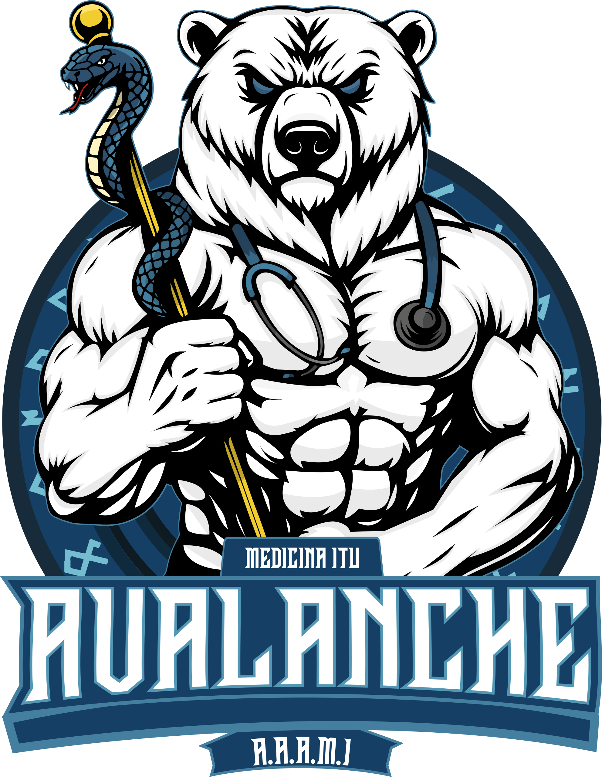 Mascote da Atlética Avalanche